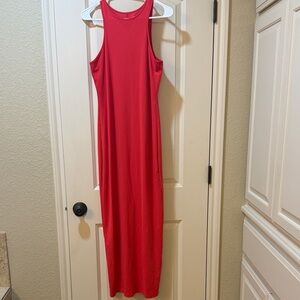 wild fable Sleeveless Red Maxi Dress
